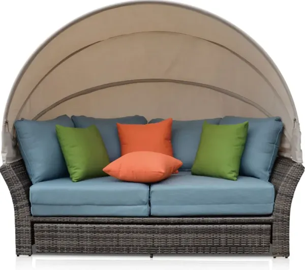 Palmetto Outdoor Daybed - Blue