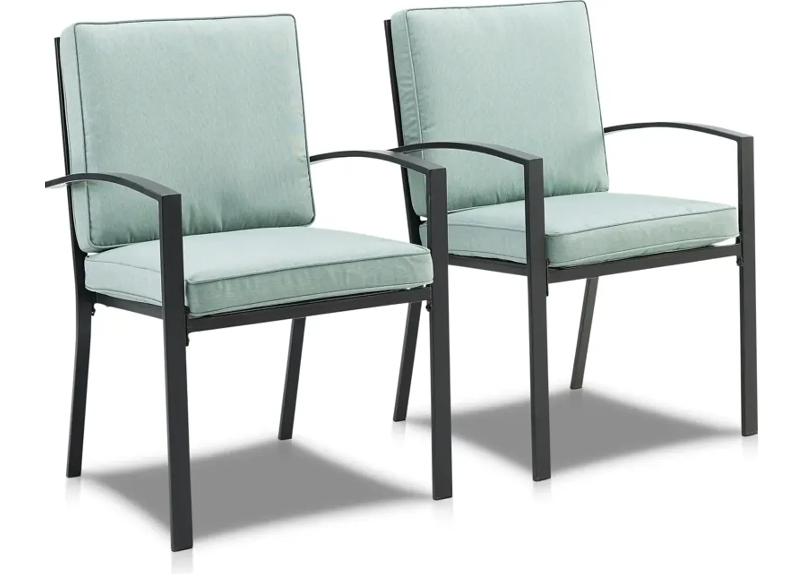 Clarion Set of 2 Outdoor Dining Chairs - Mist