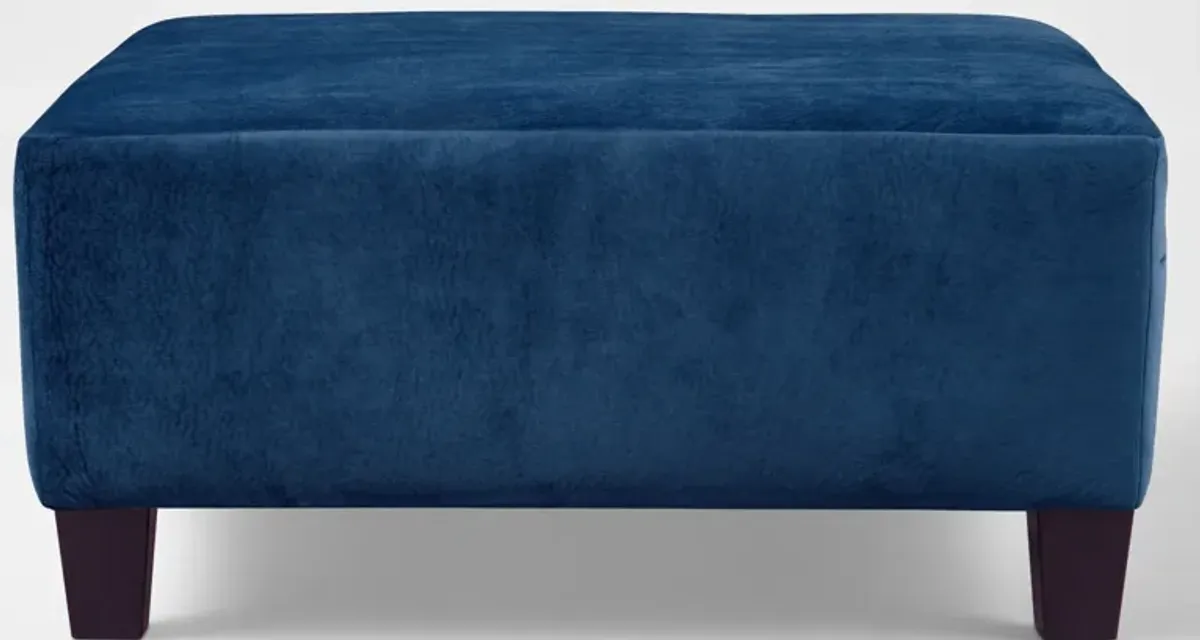 Cordelle Ottoman - Blue