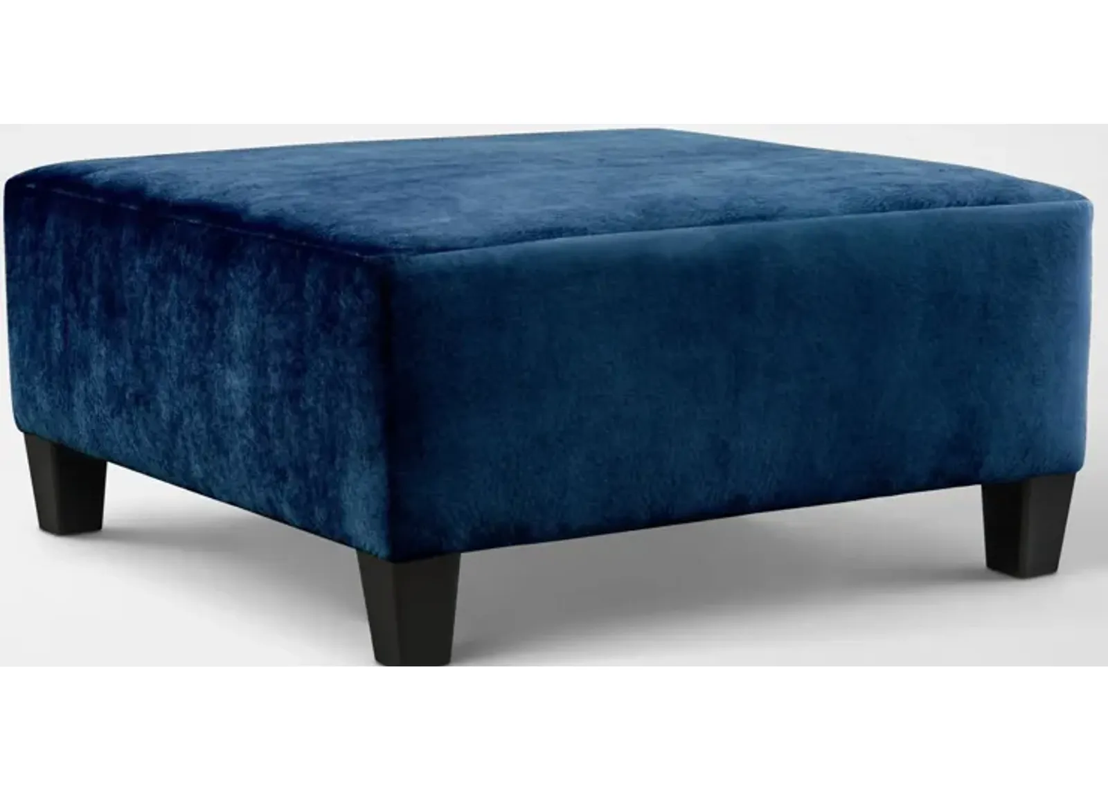 Cordelle Ottoman - Blue