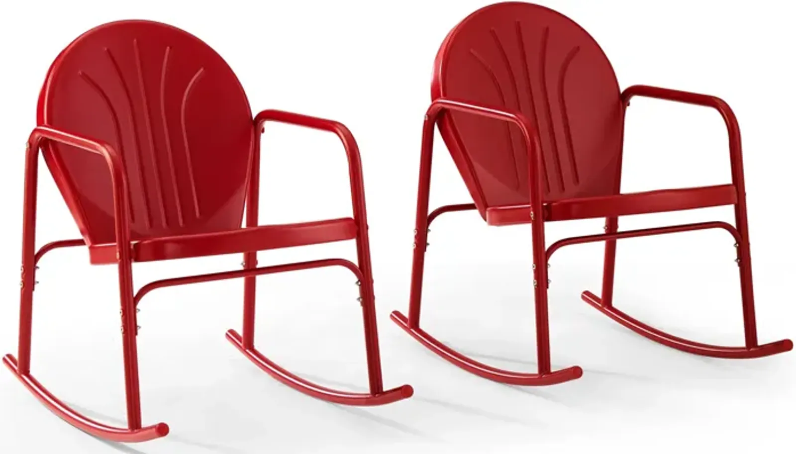 Kona Set of 2 Outdoor Rocking Chairs - Red