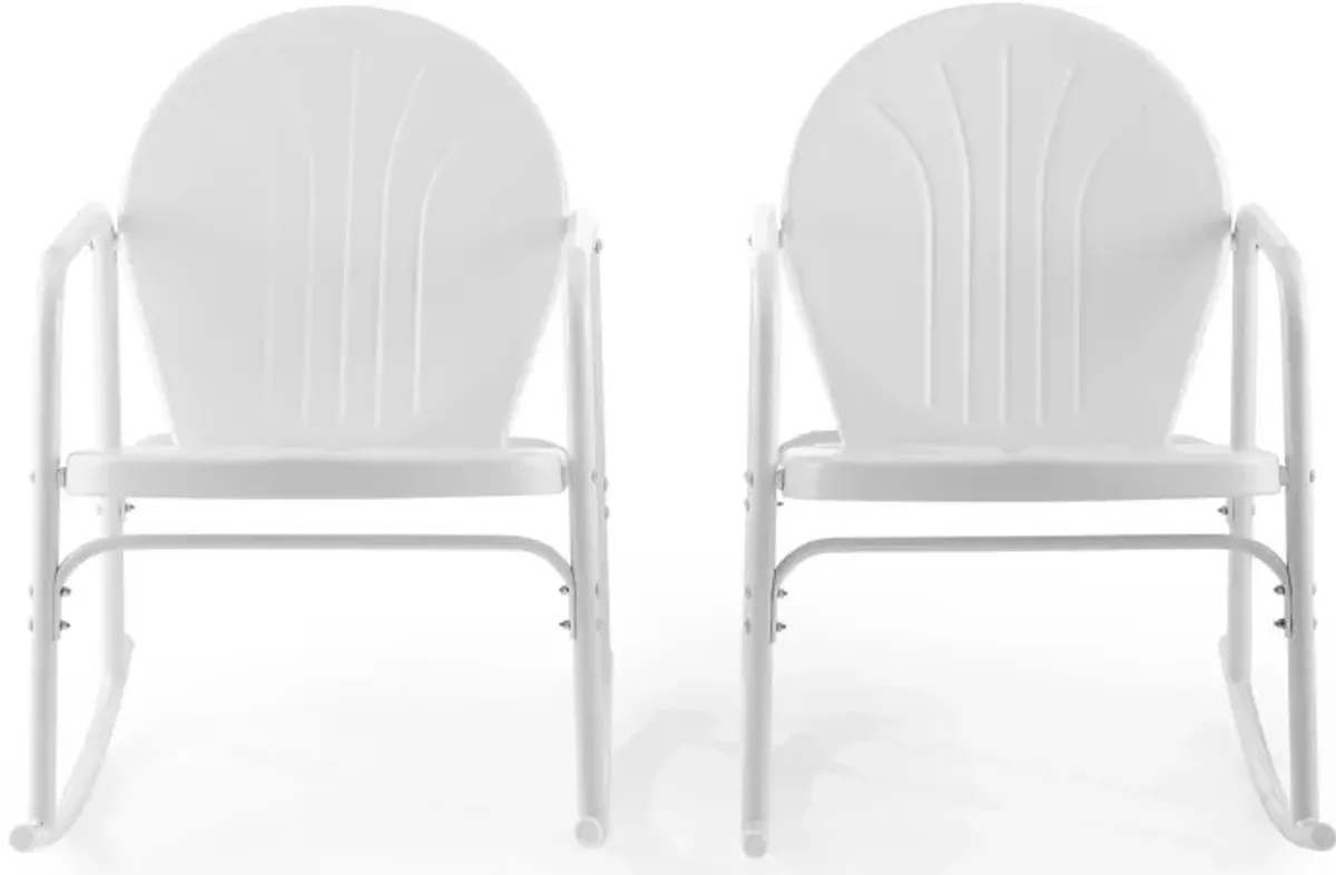 Kona Set of 2 Outdoor Rocking Chairs - White