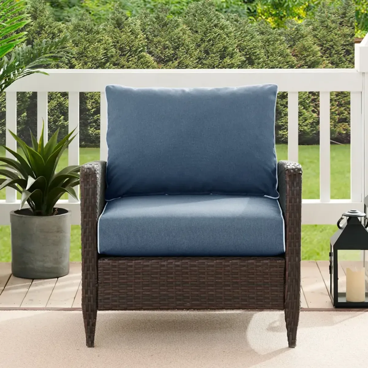 Corona Outdoor Chair - Blue