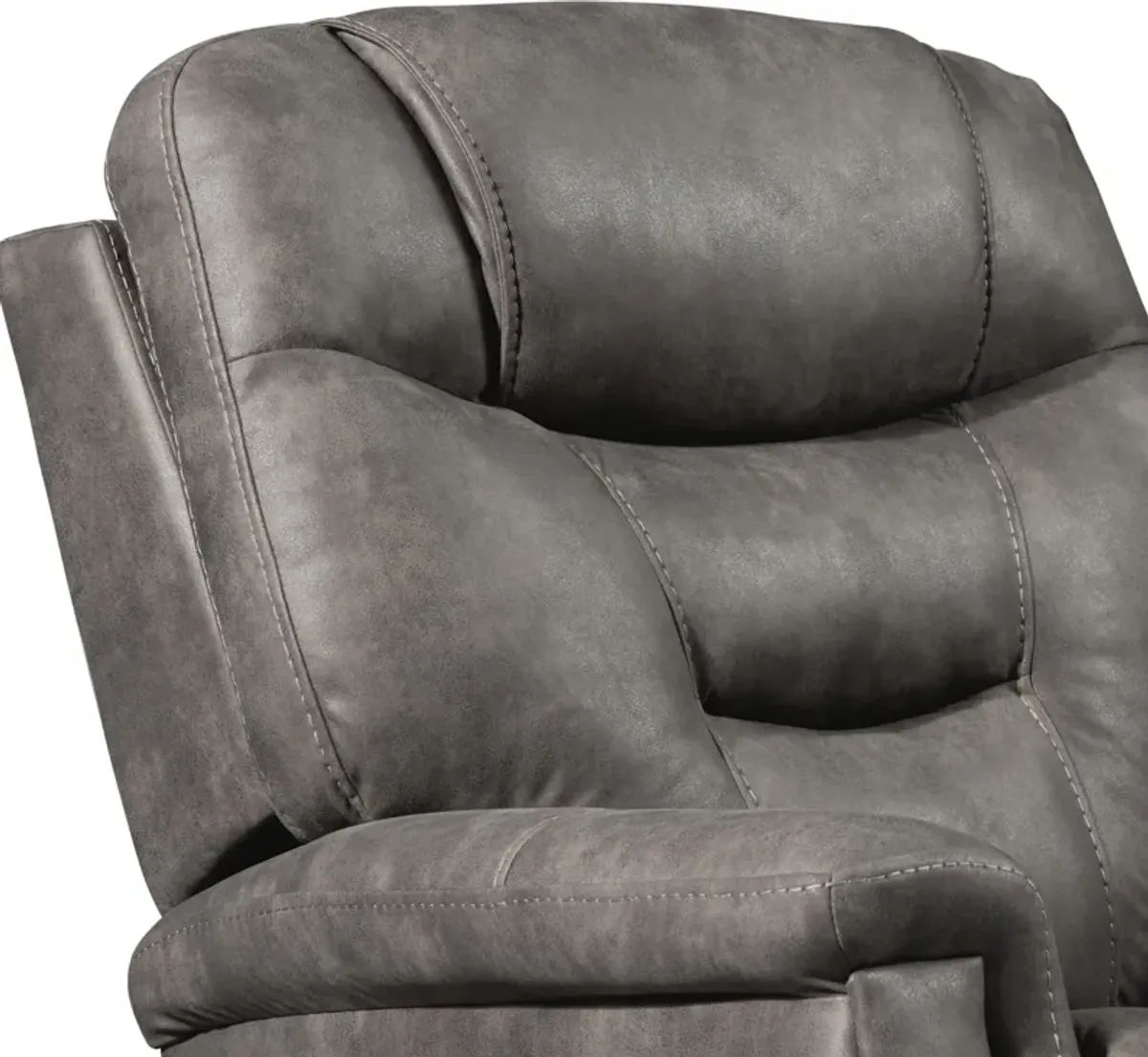 Cyrus Triple-Power Heated Lift Recliner - Gray