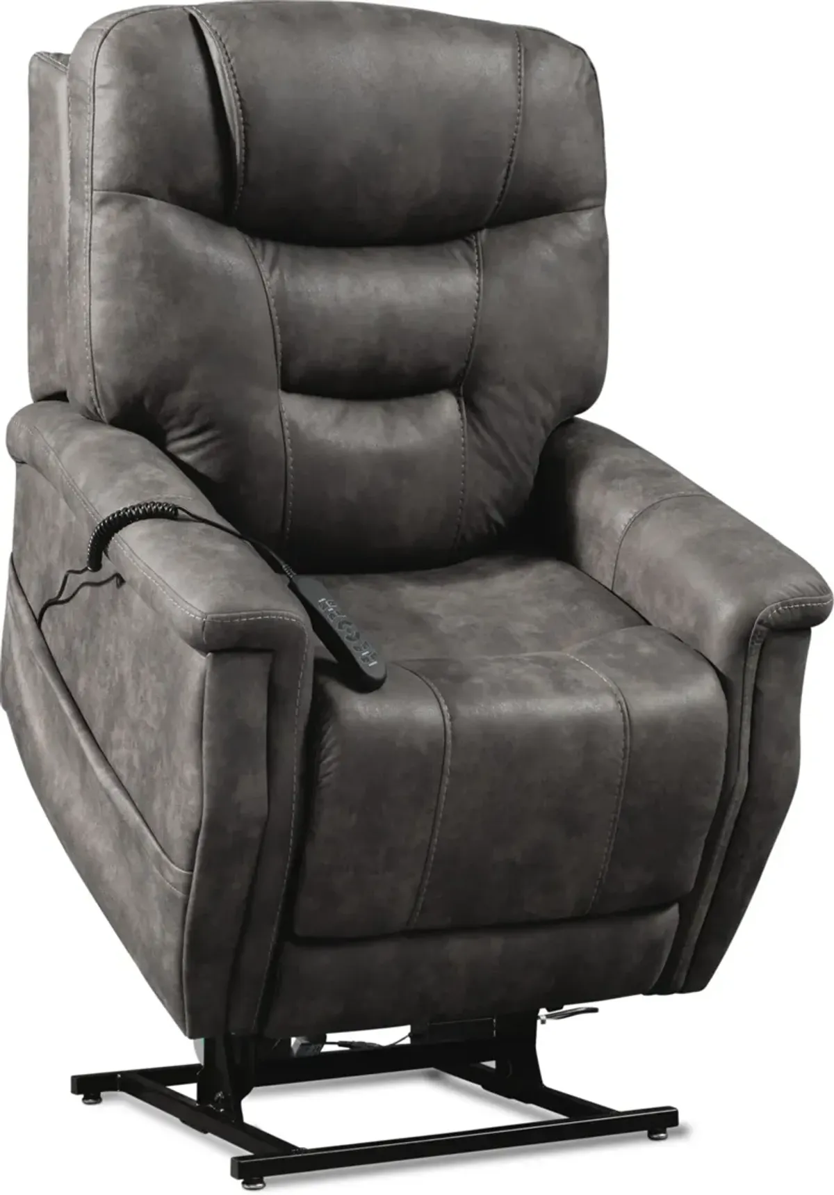 Cyrus Triple-Power Heated Lift Recliner - Gray