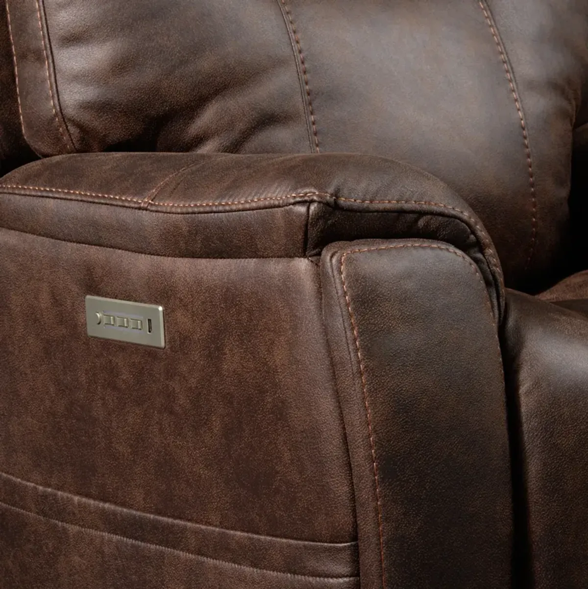 Jax Triple-Power Recliner - Walnut