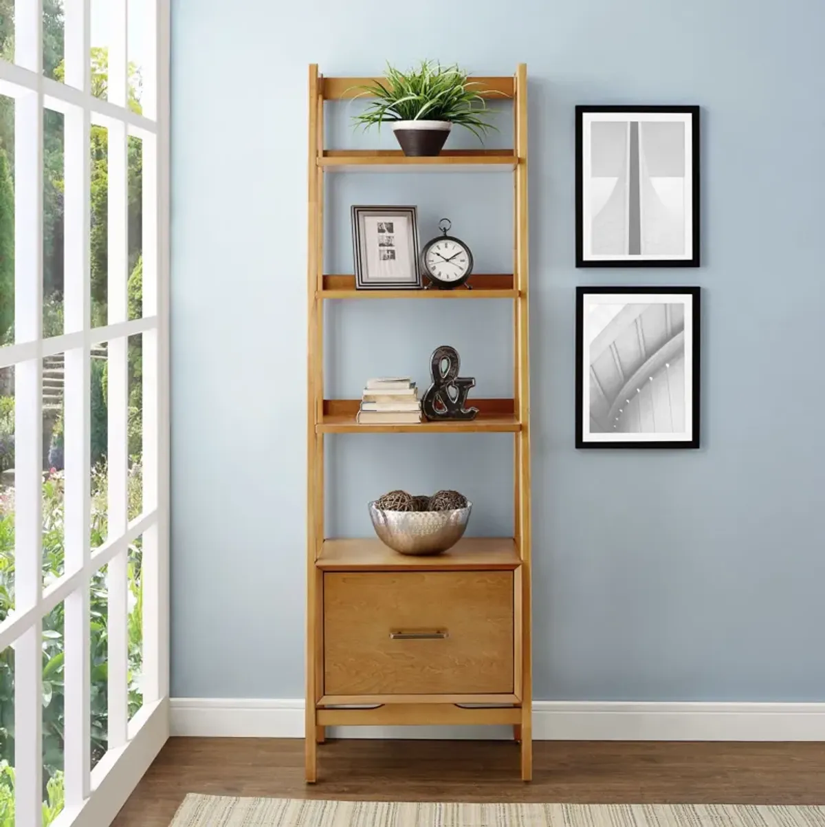 Bruce Small Bookcase - Light Wood