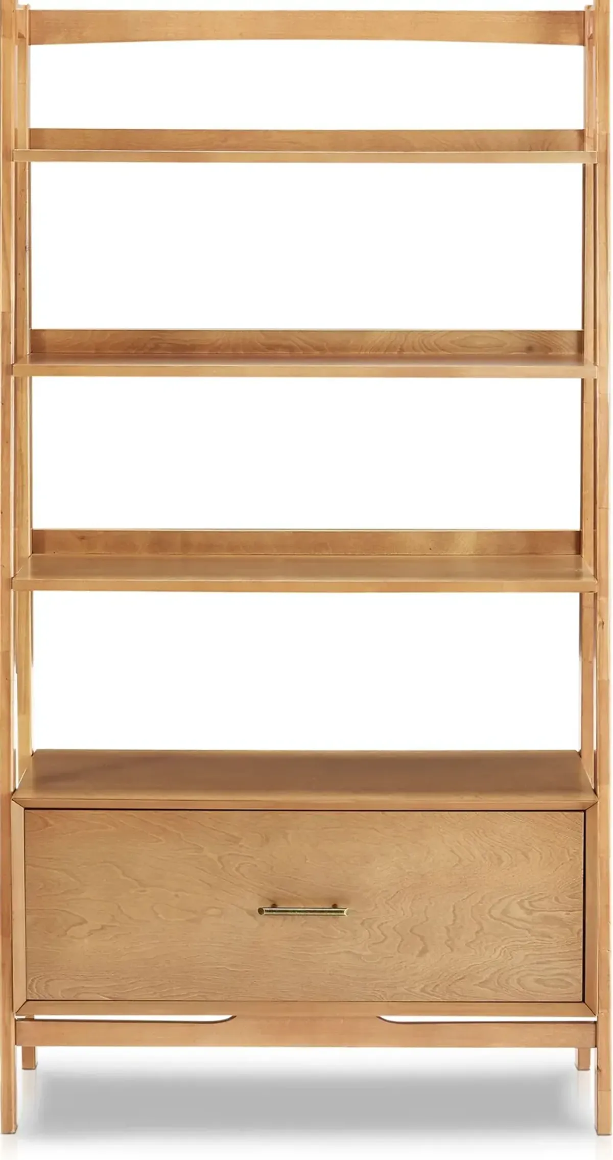 Bruce Large Bookcase - Light Wood