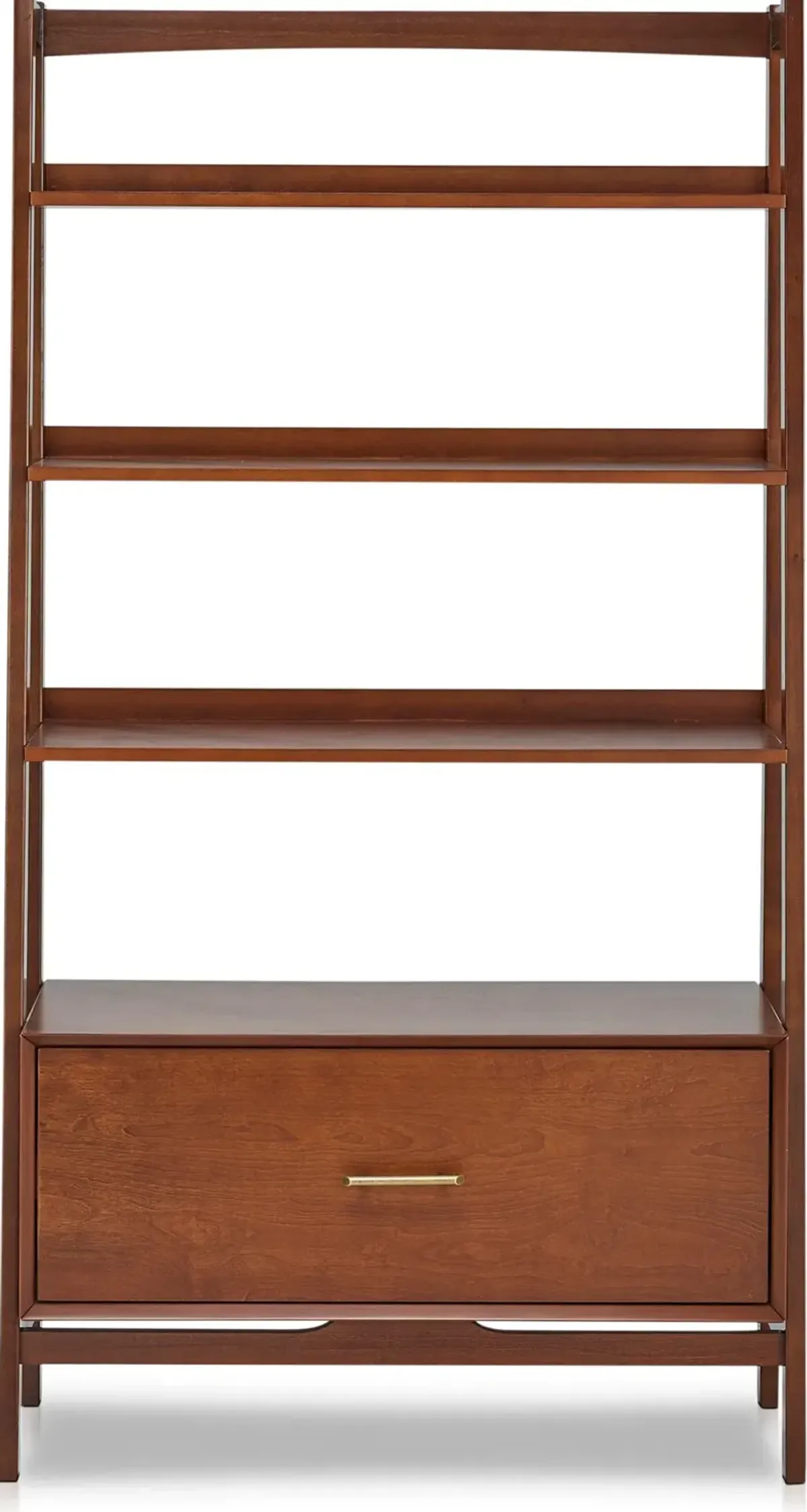 Bruce Large Bookcase - Dark Wood