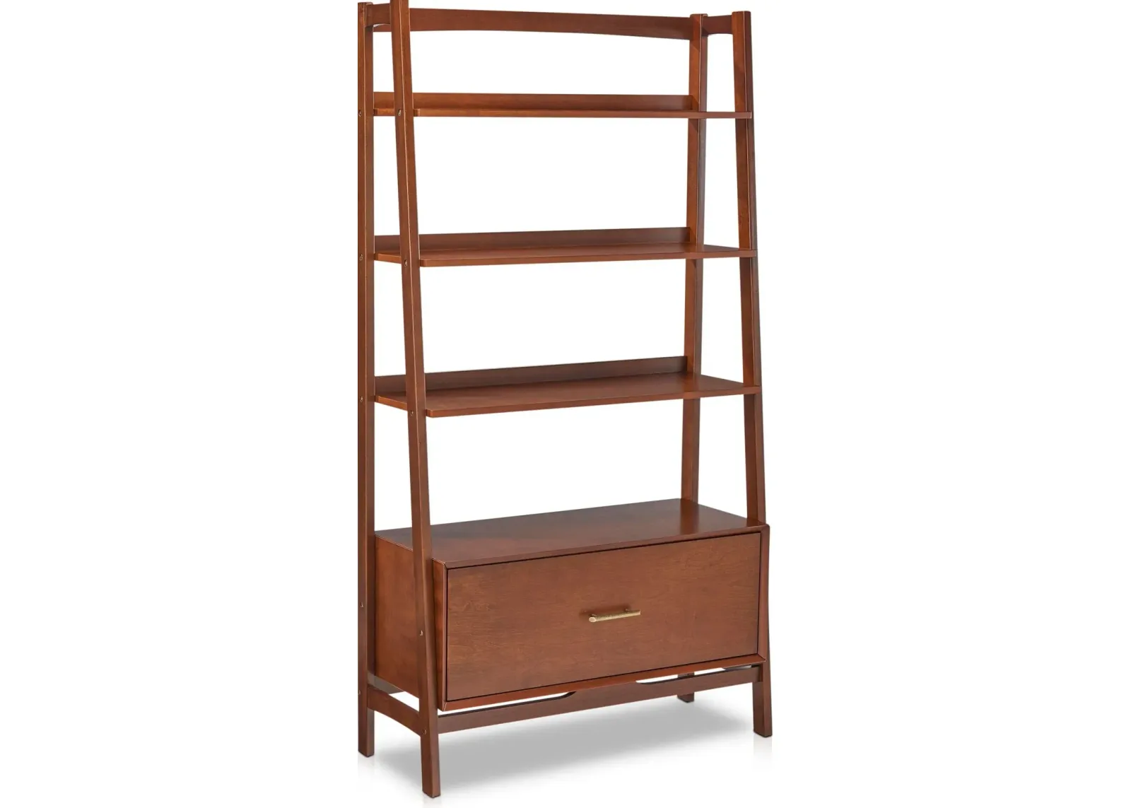 Bruce Large Bookcase - Dark Wood