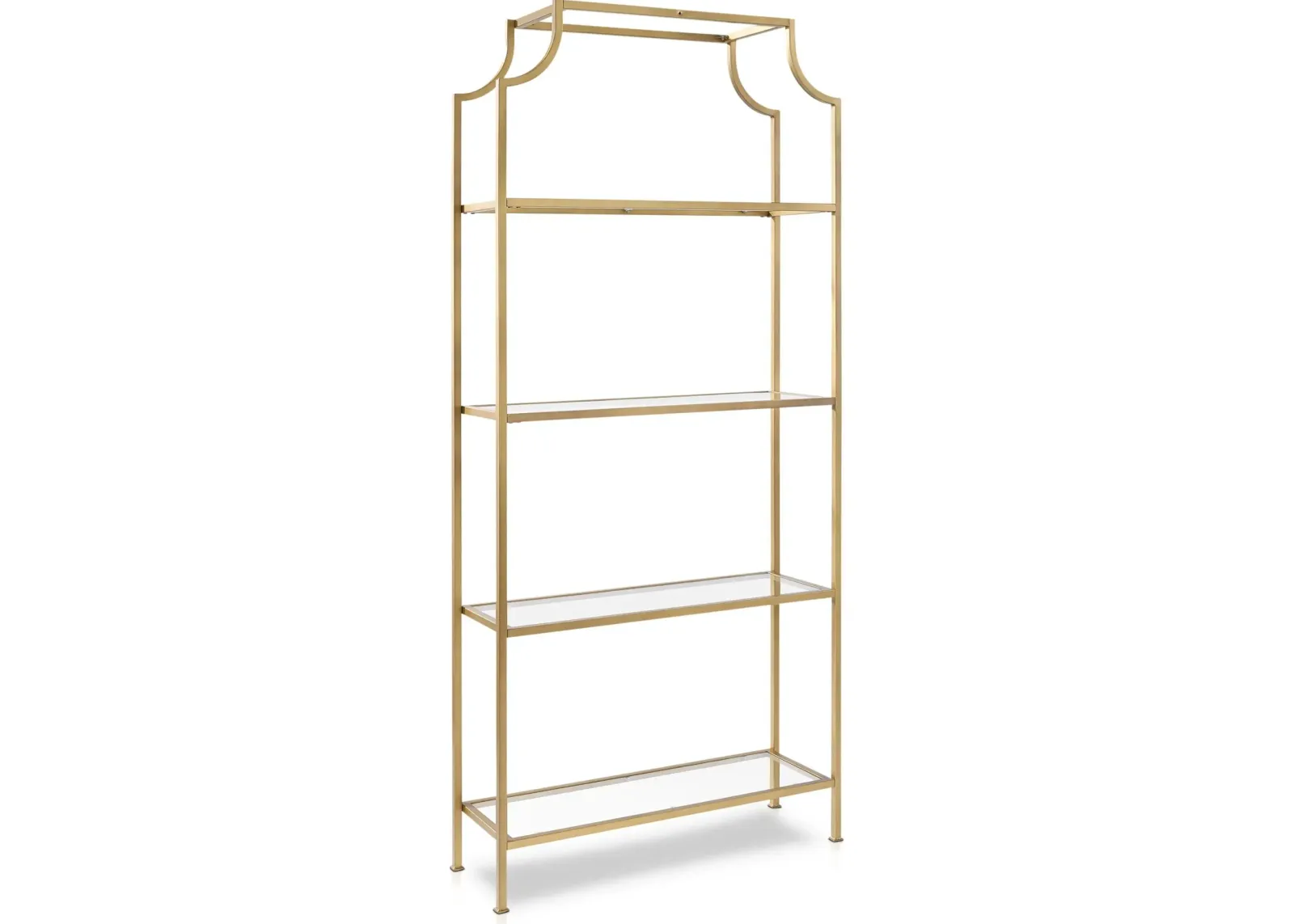 Shea Bookcase - Gold