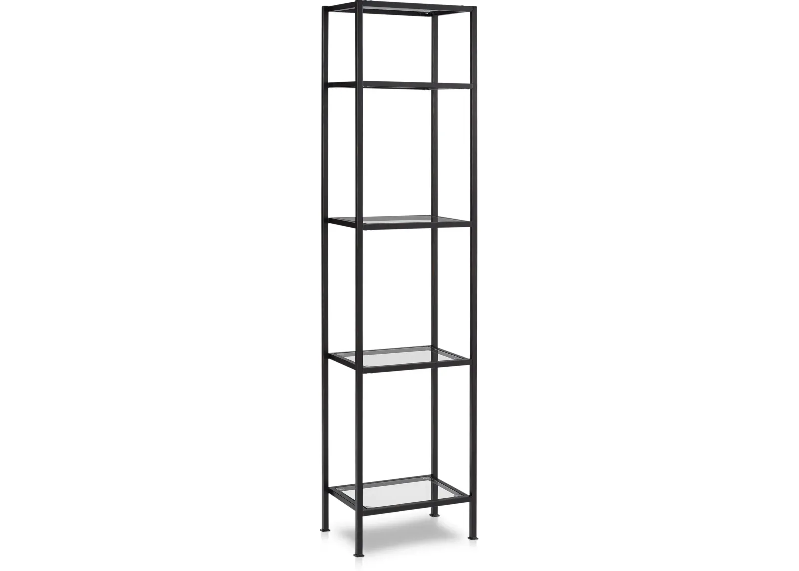 Shea Narrow Bookcase - Bronze