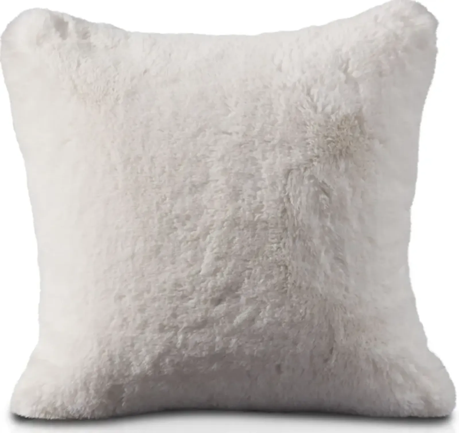 Faux Fur Pillow - Big Bear White