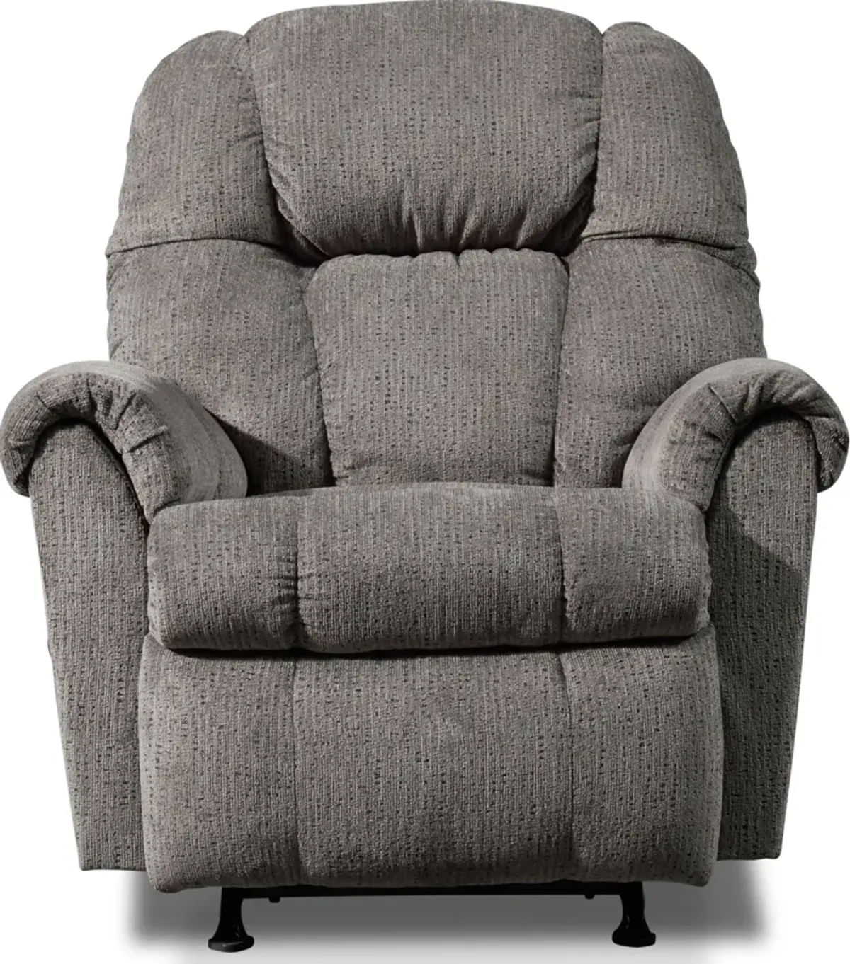 Clyde Manual Recliner - Light Gray