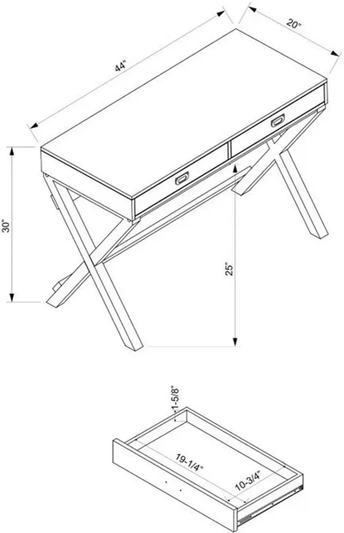 Shelby Desk - Black