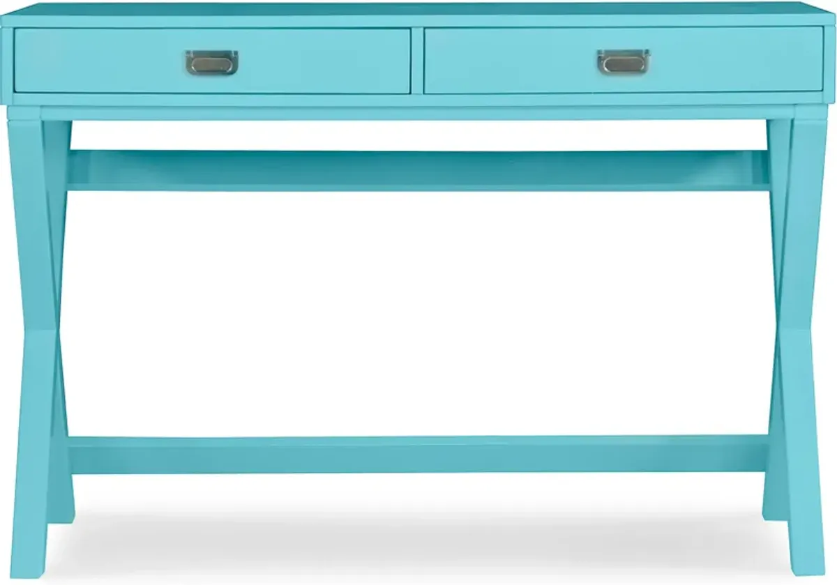 Shelby Desk - Turquoise