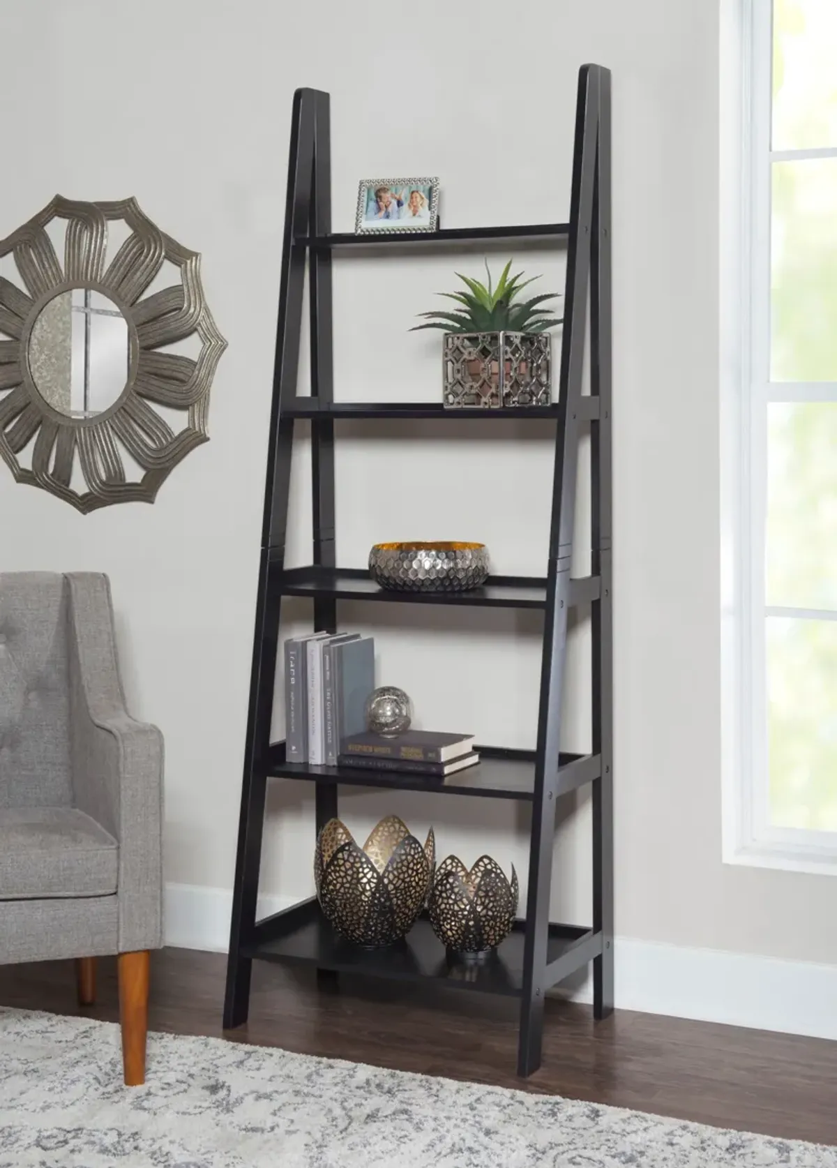 Davis Bookcase - Black