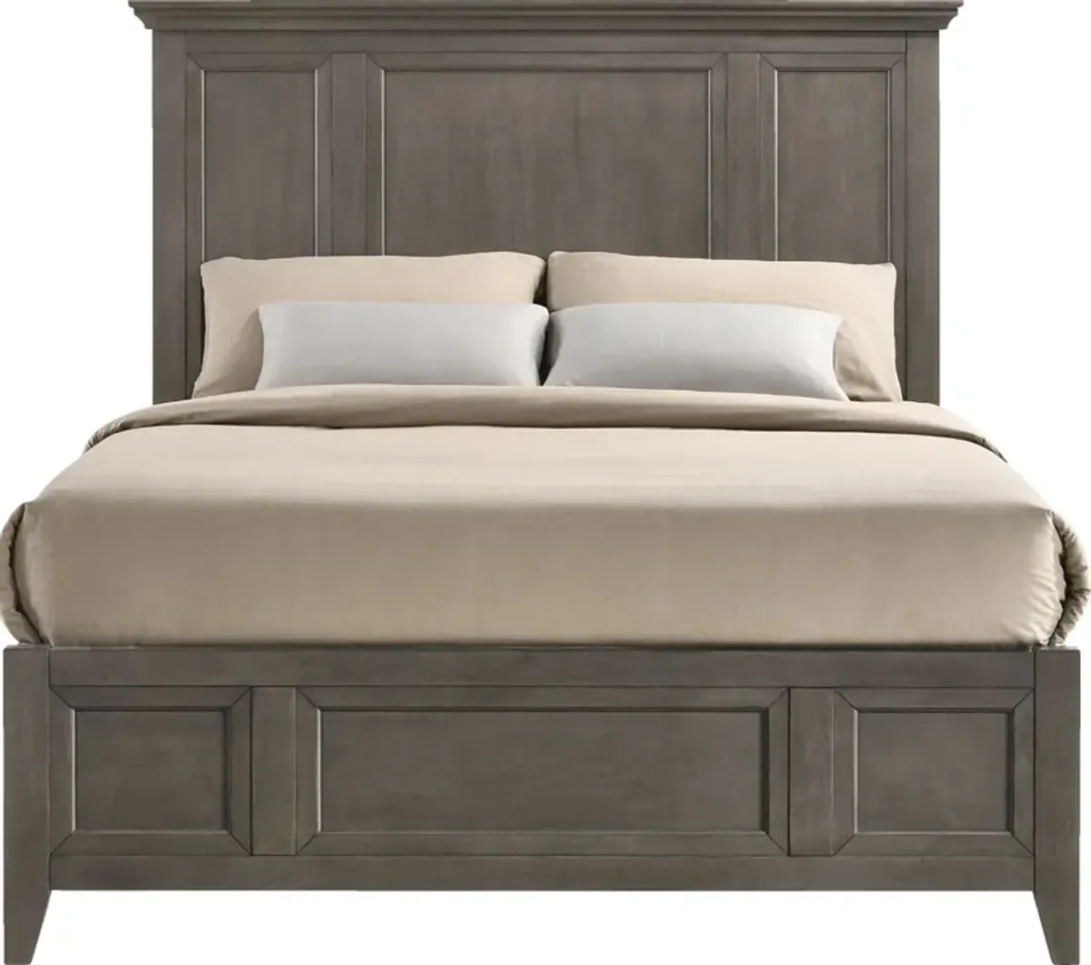 Lincoln Queen Storage Bed - Gray