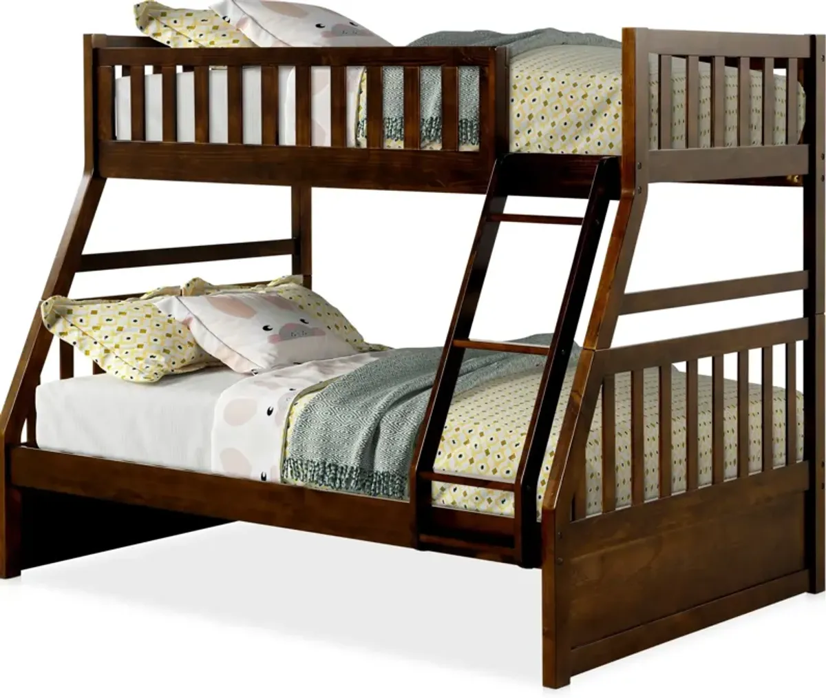 Scout Twin Over Full Bunk Bed - Espresso