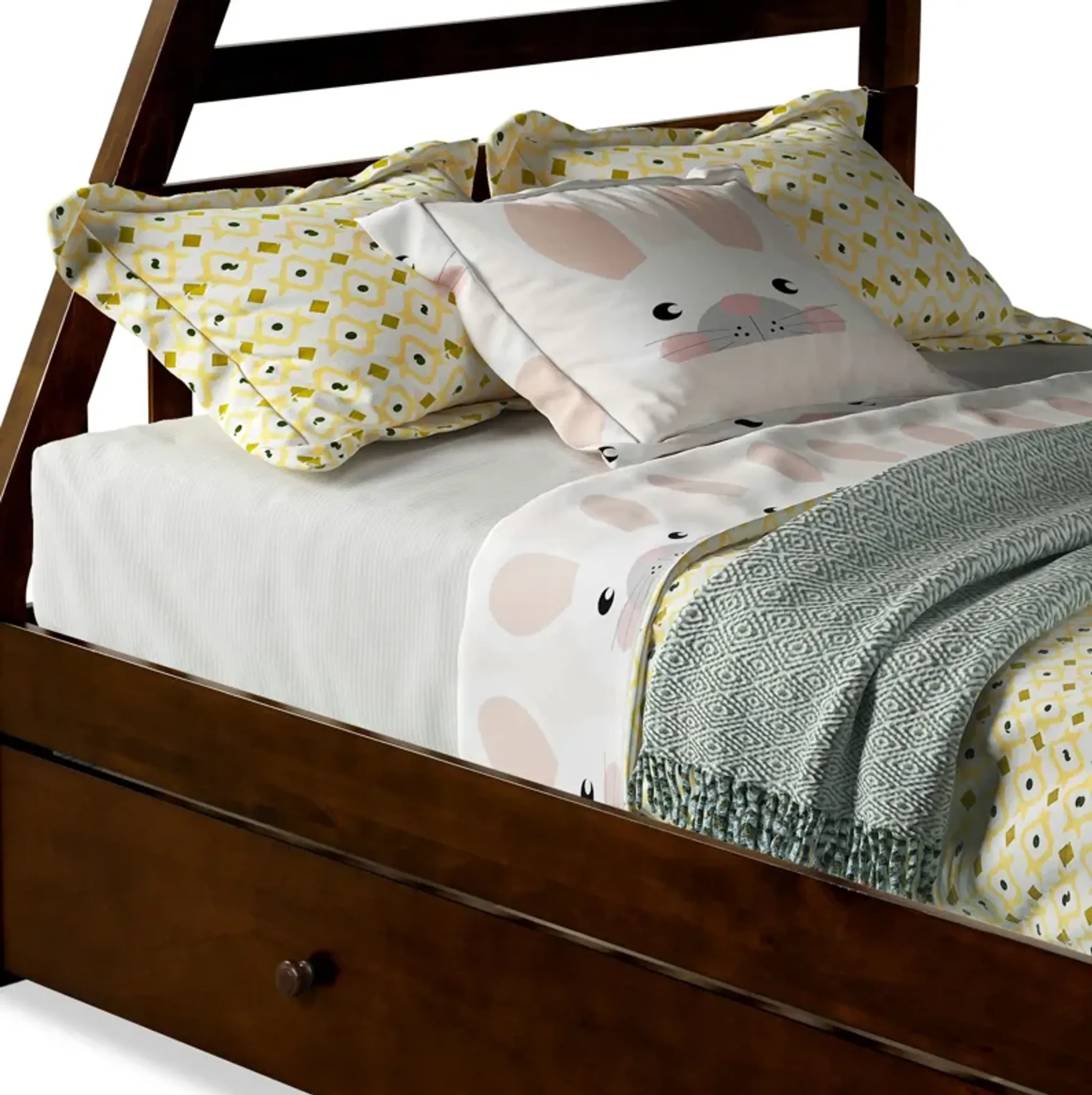 Scout Twin Over Full Storage Bunk Bed - Espresso | Furniture.com