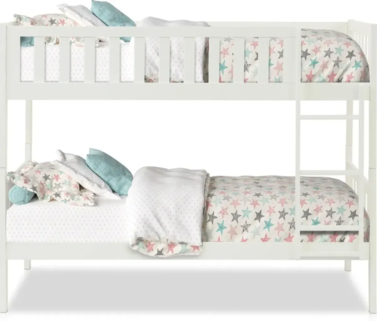 Scout Twin Over Twin Bunk Bed - White