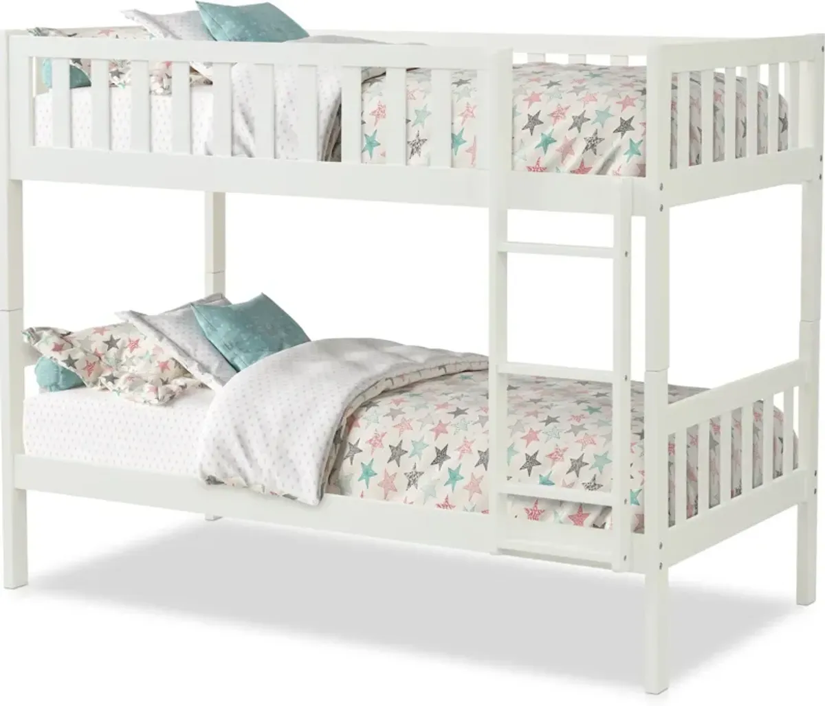 Scout Twin Over Twin Bunk Bed - White