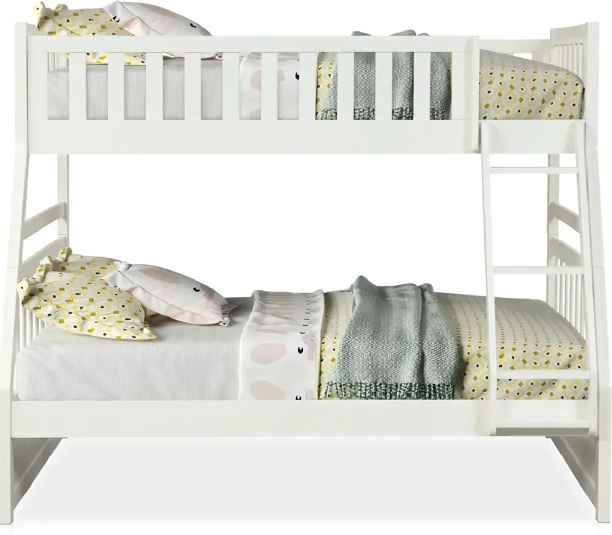 Scout Twin Over Full Bunk Bed - White