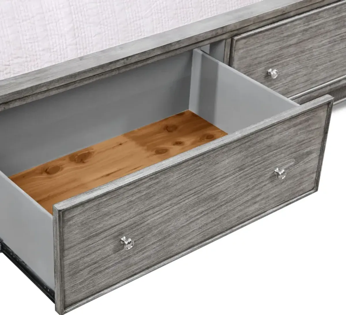 Hazel Queen Storage Bed - Gray