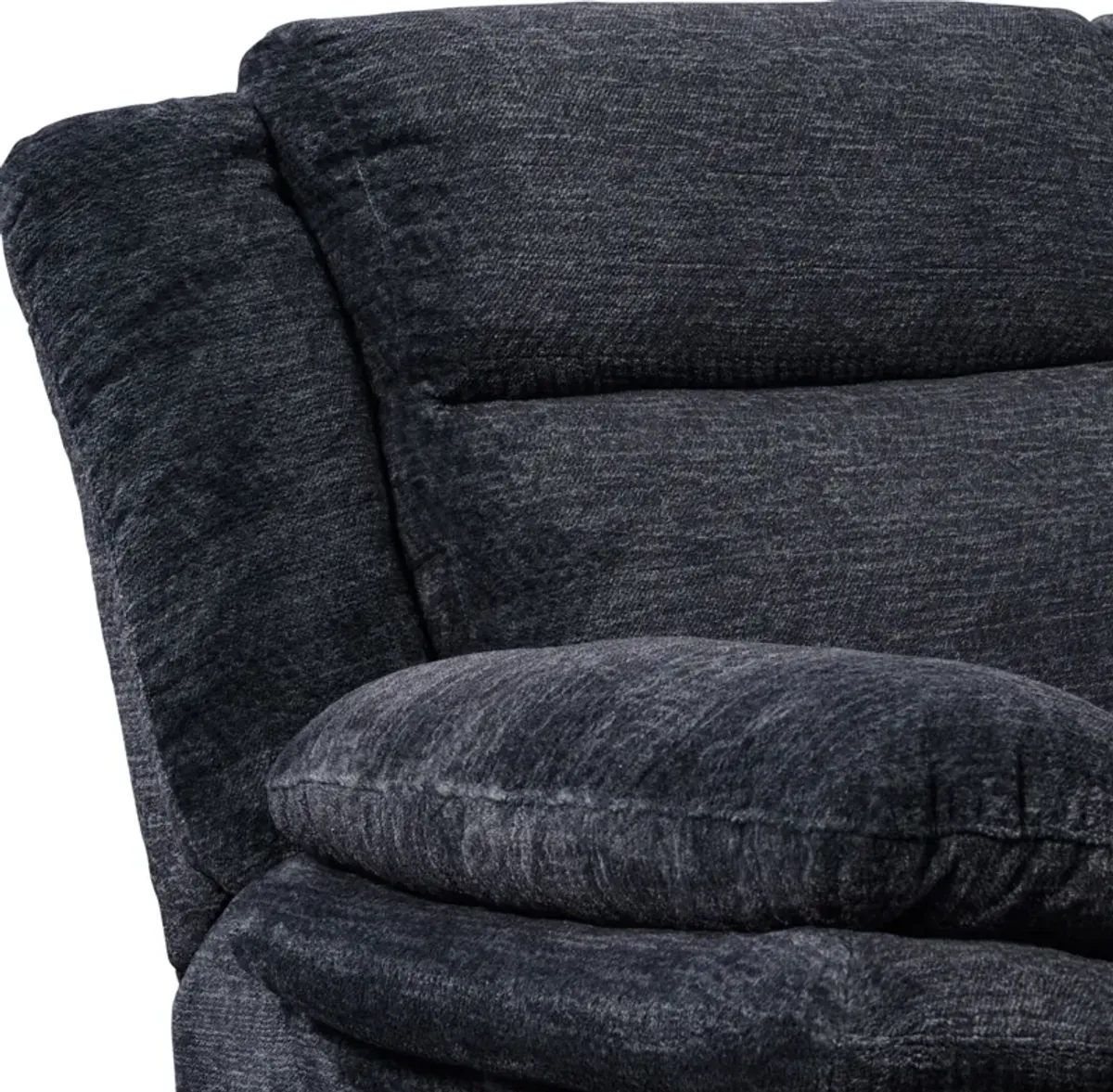 Pacific Dual-Power Recliner - Charcoal