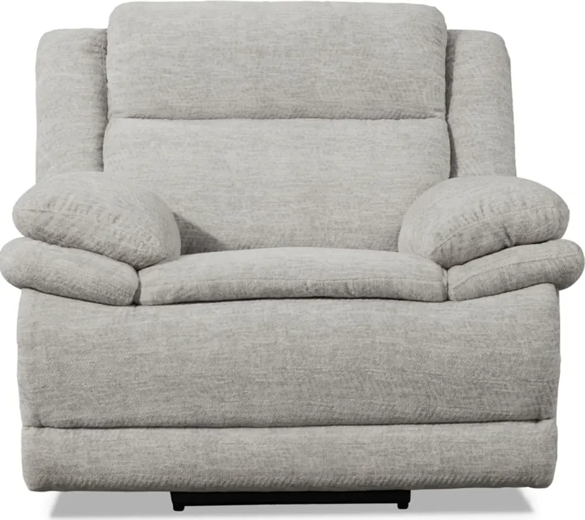 Pacific Dual-Power Recliner - Light Gray