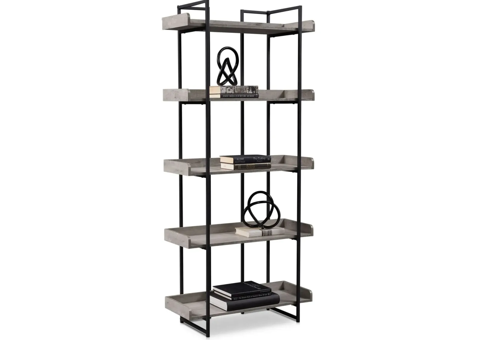 Gwen Bookcase - Gray