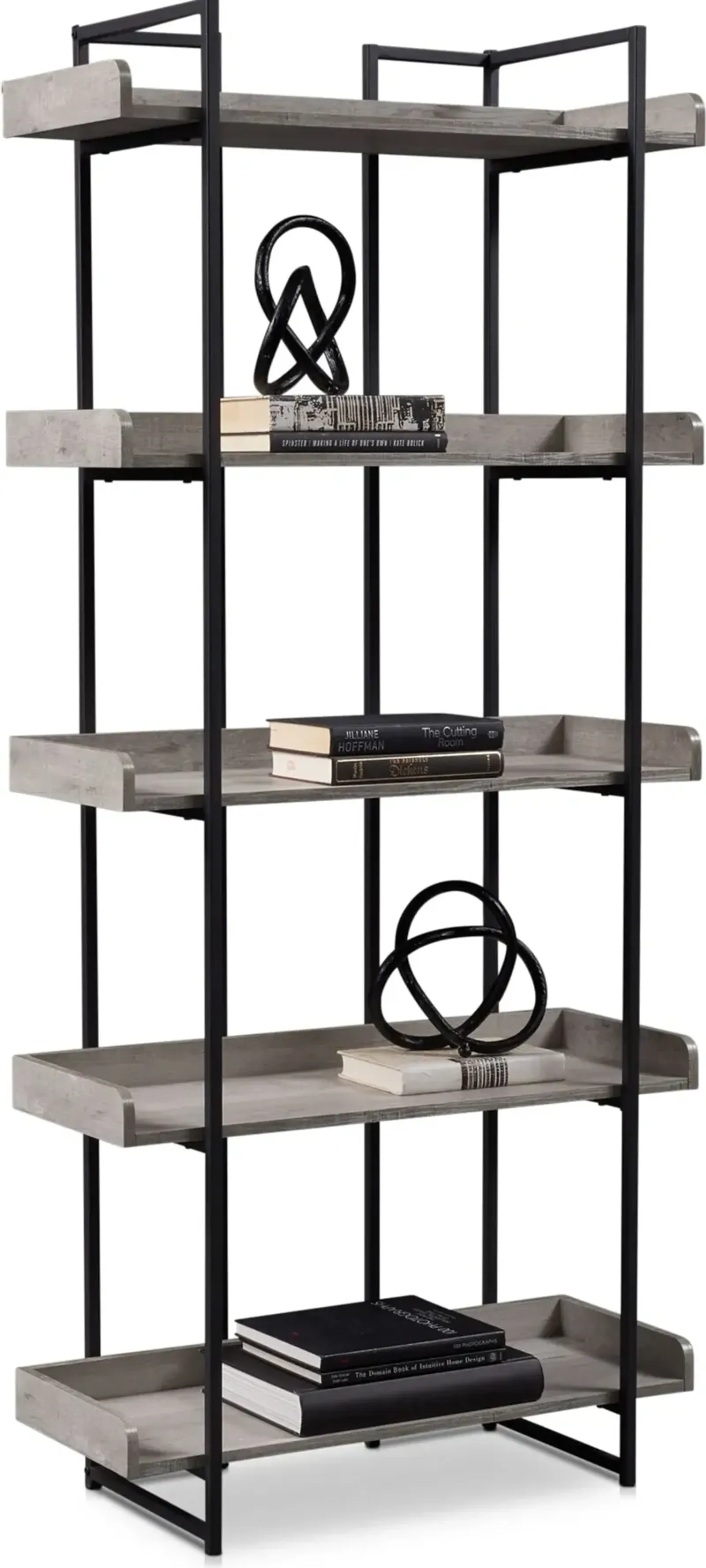 Gwen Bookcase - Gray