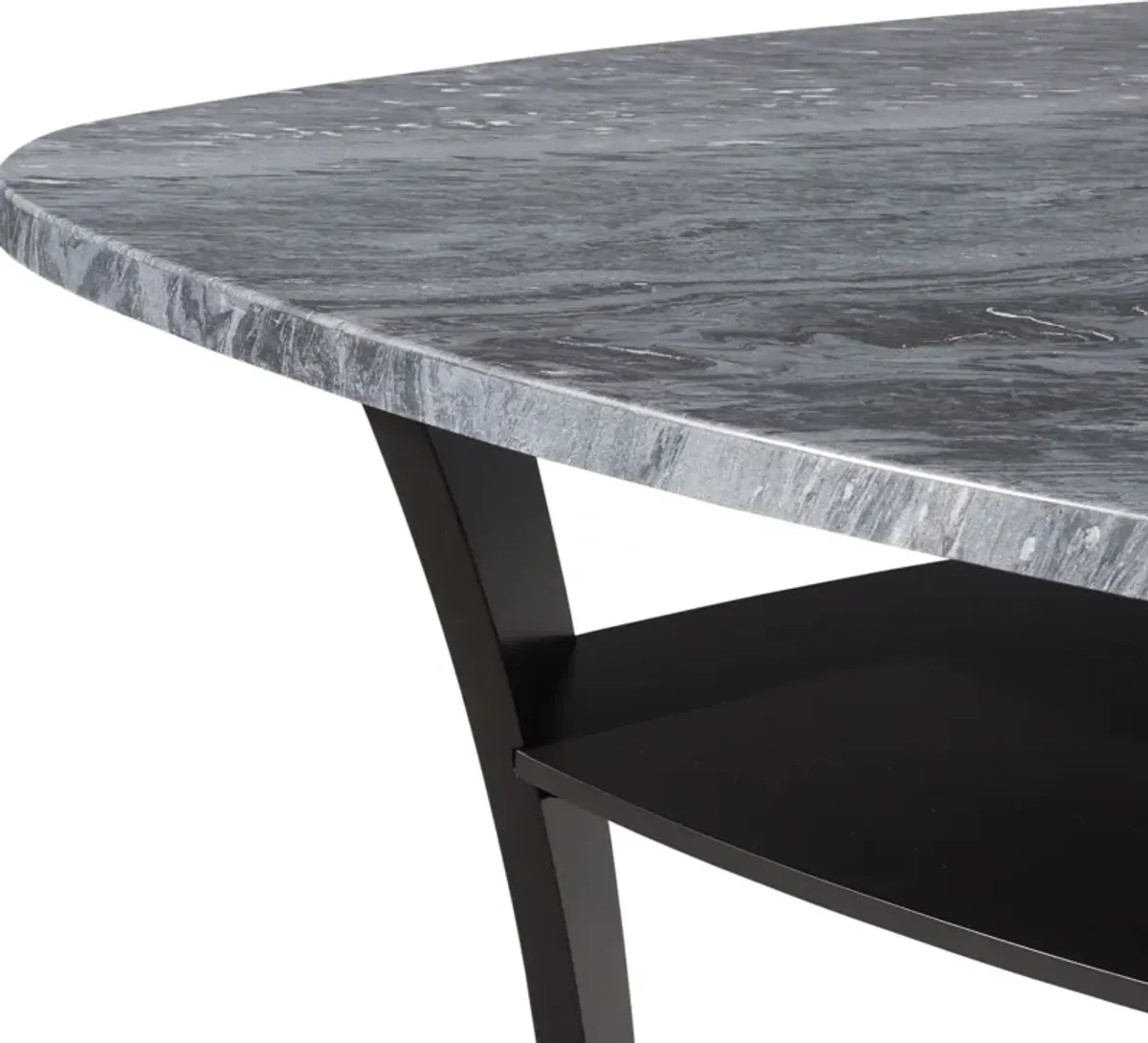 Gibson Marble Dining Table and 4 Swivel Stools