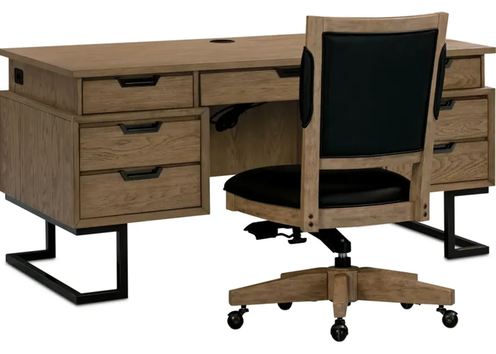 Monroe Desk and Office Chair Set