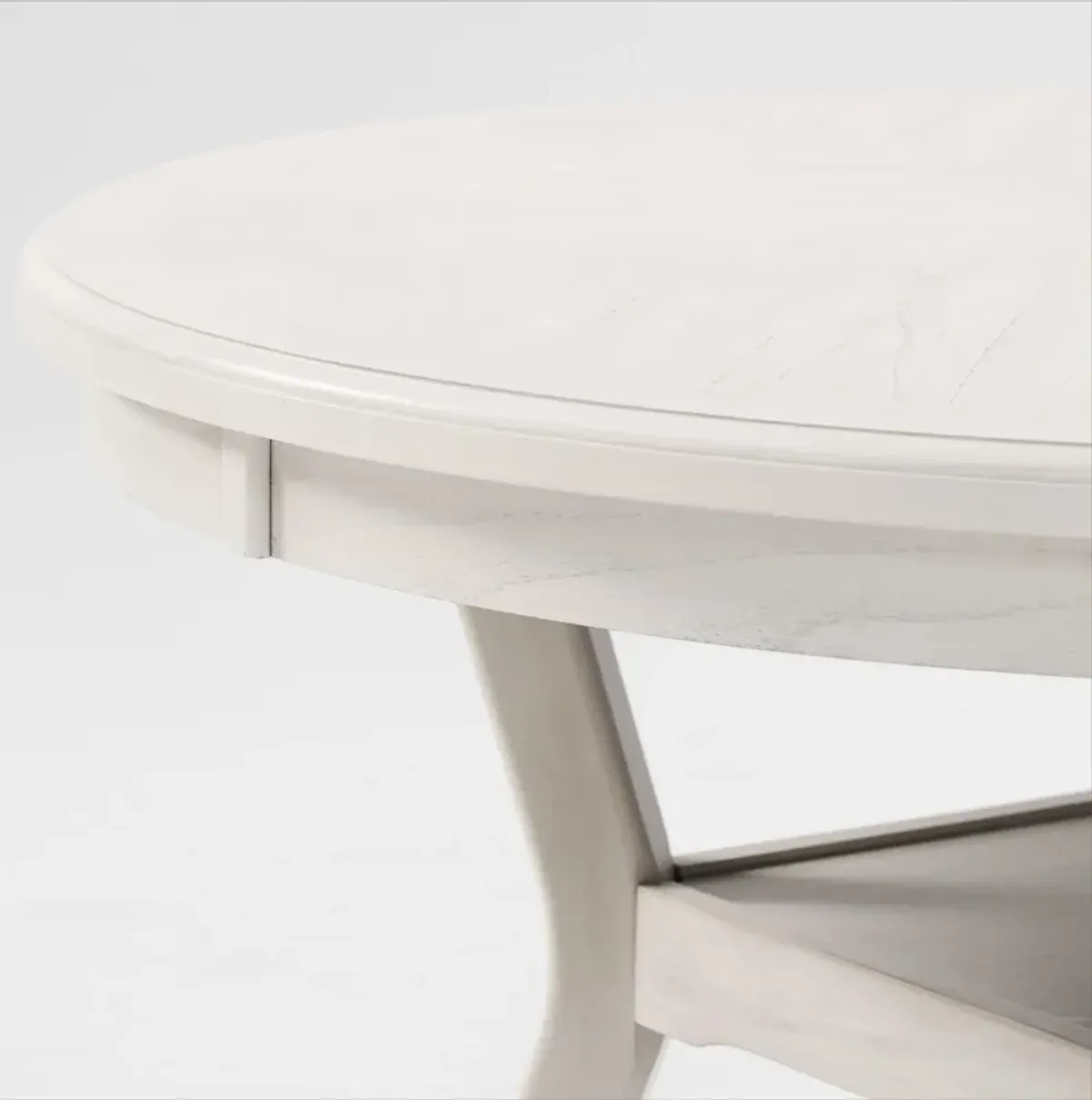 Pearson Dining Table and 4 Dining Chairs - White