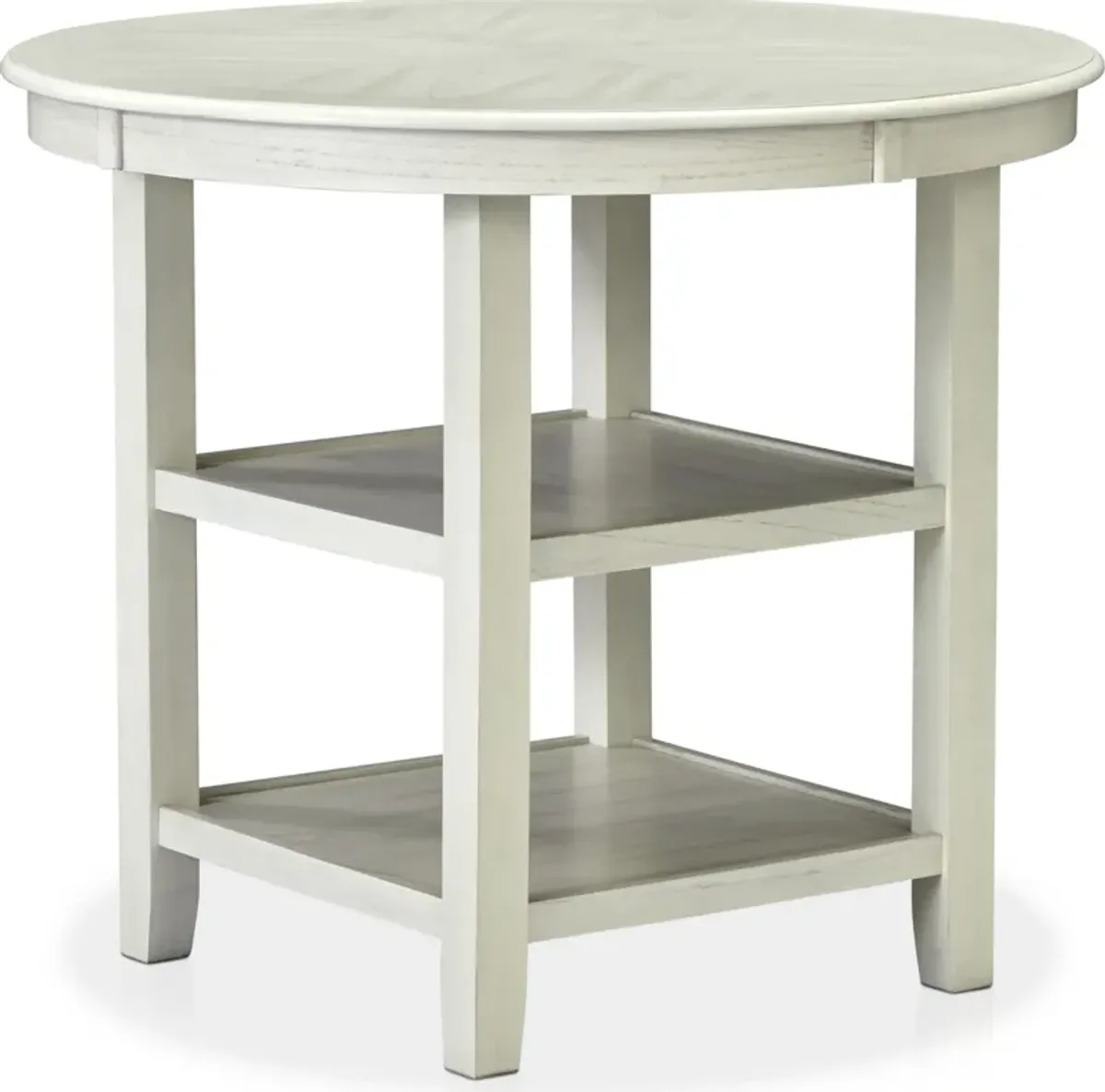 Pearson Counter-Height Dining Table and 4 Stools - White