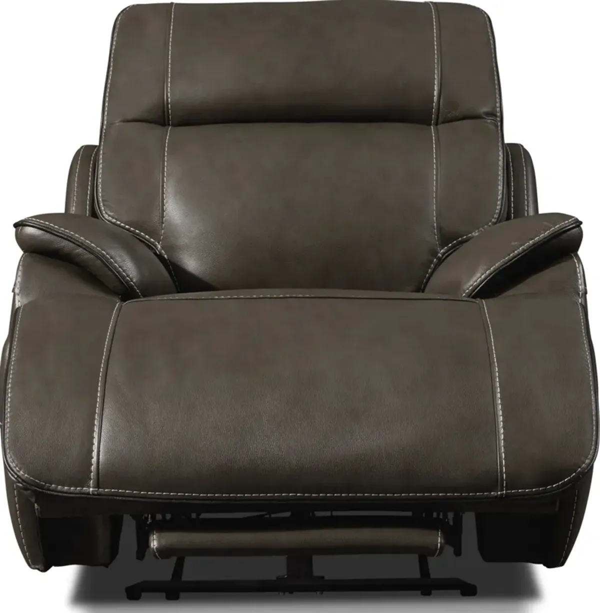 Devon Dual-Power Recliner - Charcoal