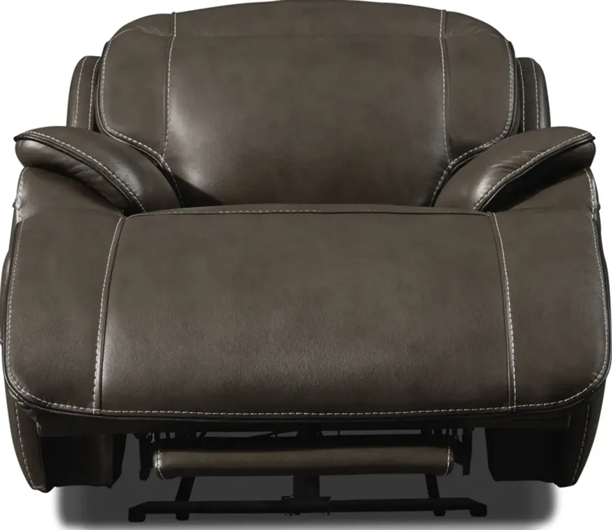 Devon Dual-Power Recliner - Charcoal