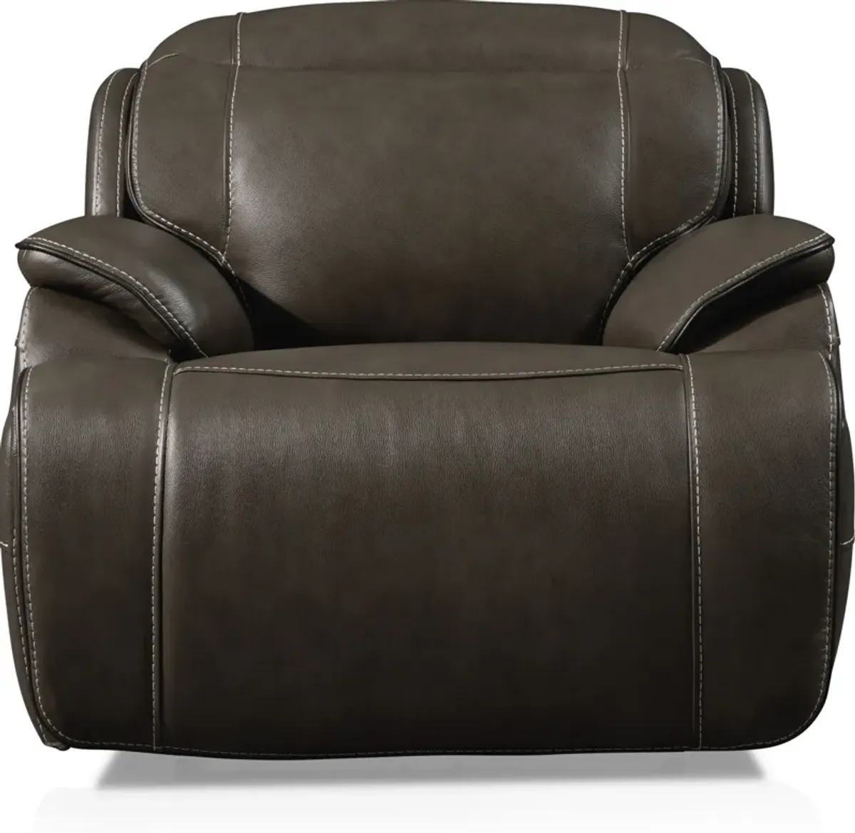 Devon Dual-Power Recliner - Charcoal