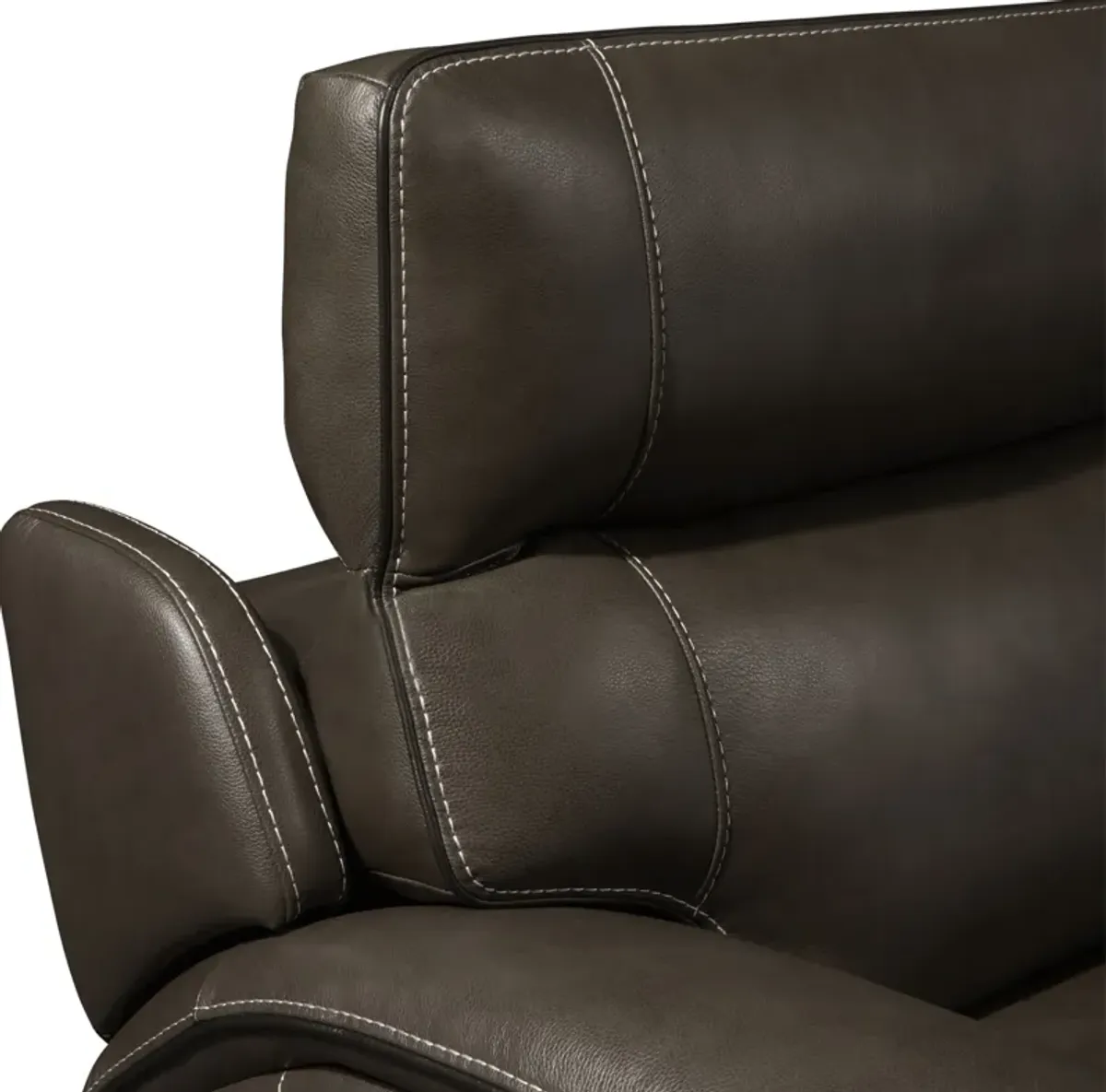 Devon Dual-Power Reclining Sofa - Charcoal