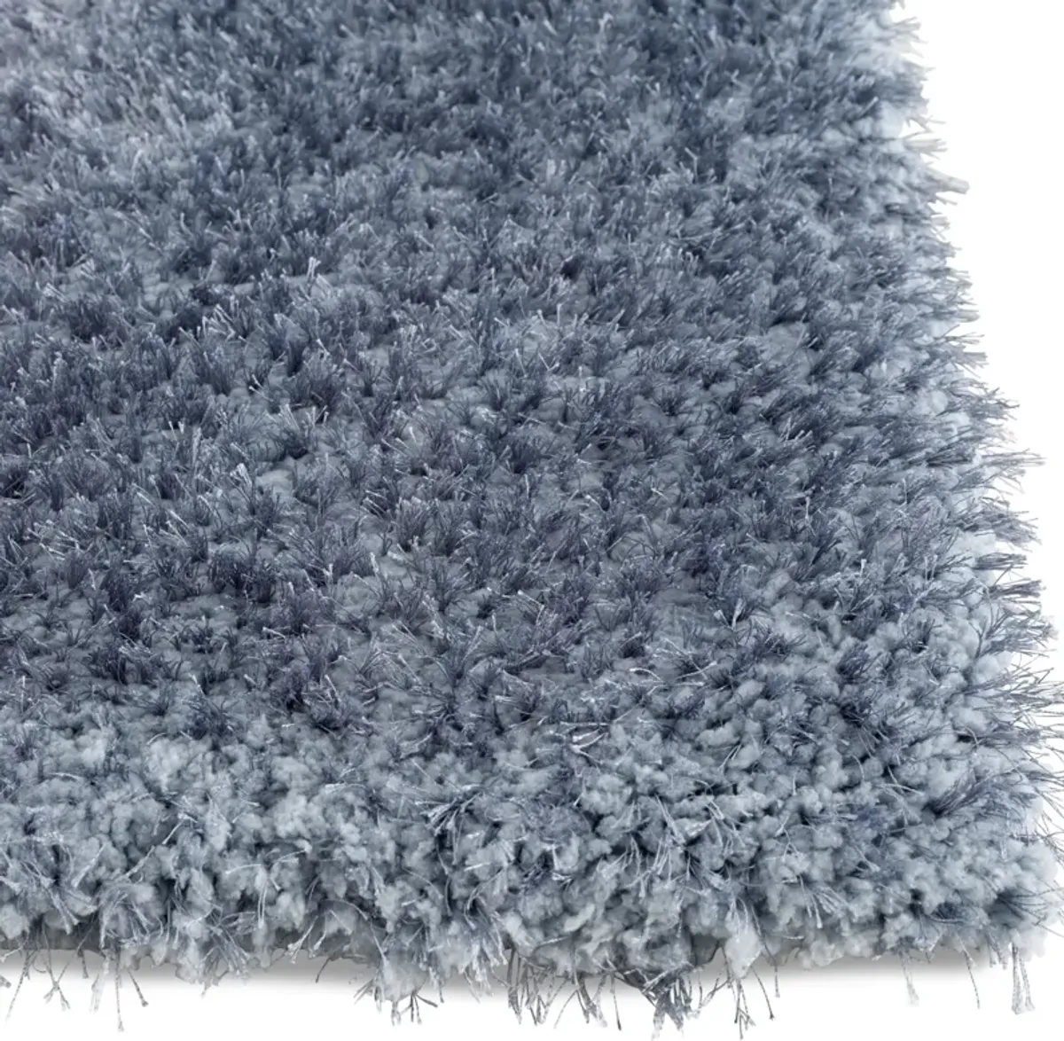 Merino Plush Shag 8 x 10 Area Rug - Blue