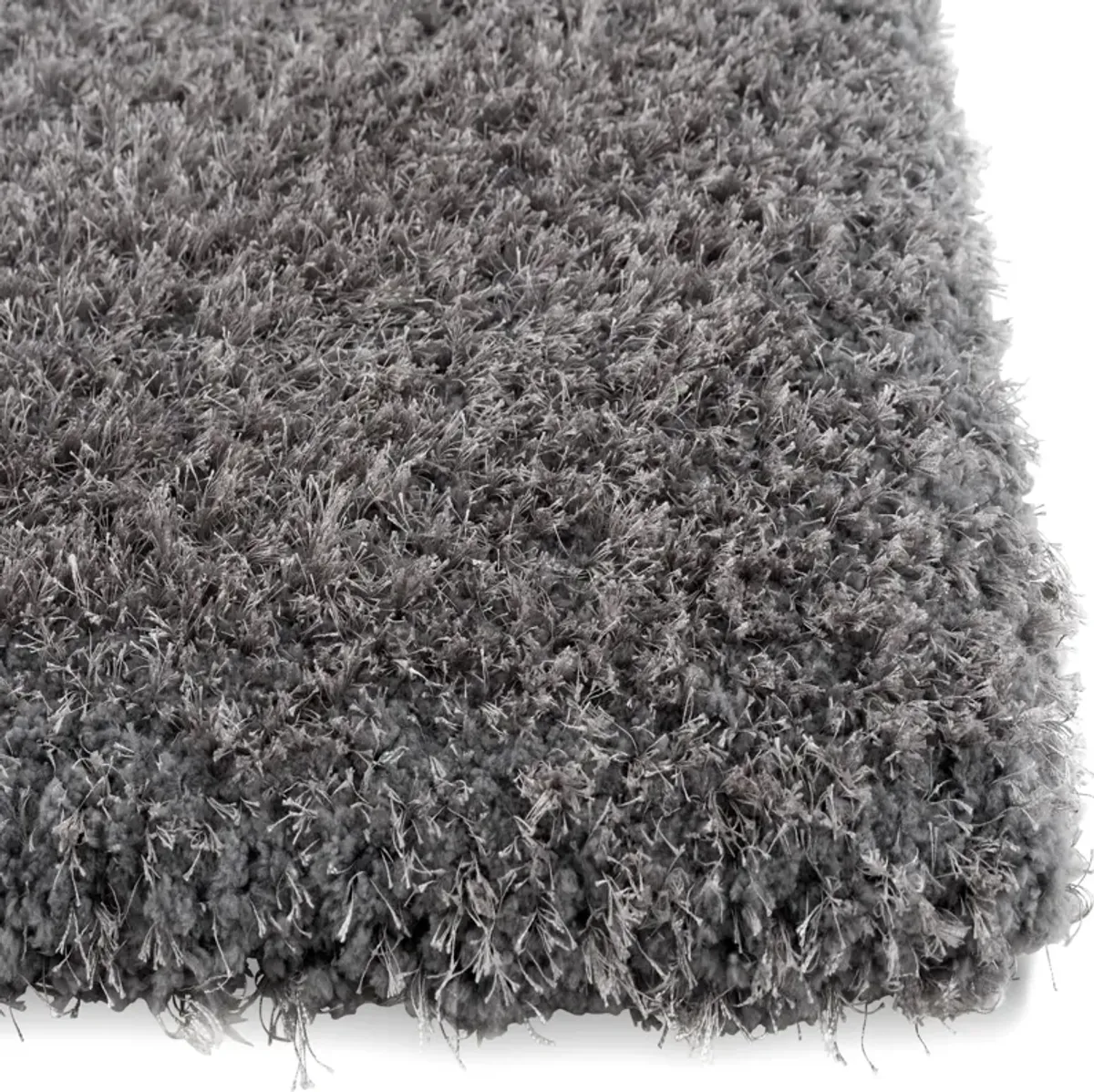 Merino Plush Shag 5 x 7 Area Rug - Gray