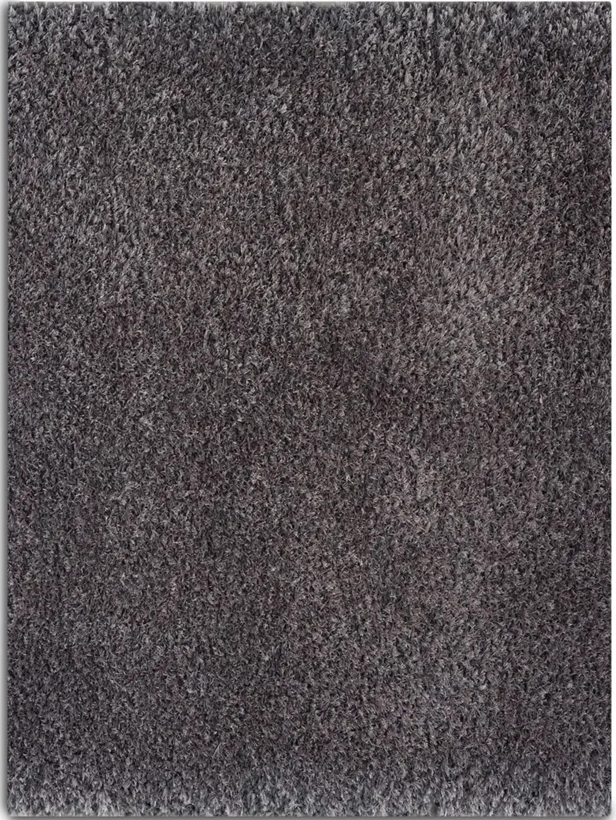 Merino Plush Shag 5 x 7 Area Rug - Gray