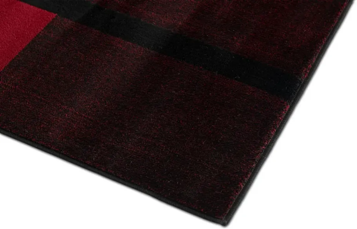 Tartan Plaid 8' X 11' Area Rug - Red