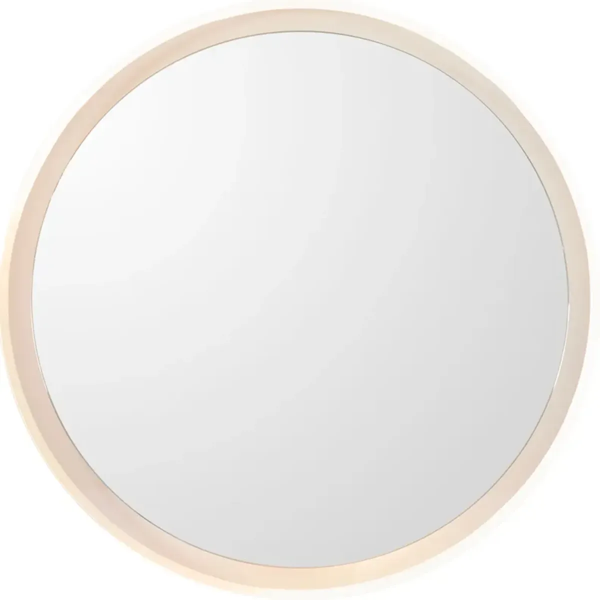 Giselle Illuminated 30'' Round Wall Mirror