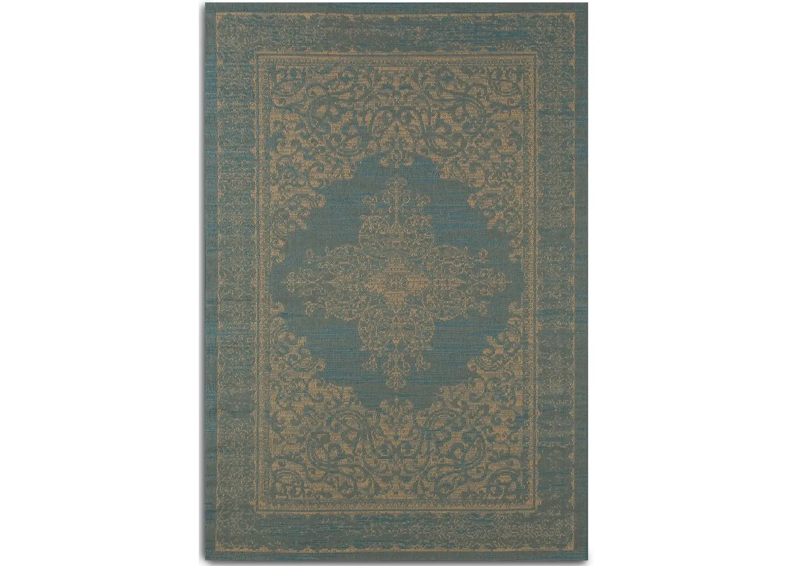 Melody Indoor/Outdoor 6' X 9' Area Rug - Blue