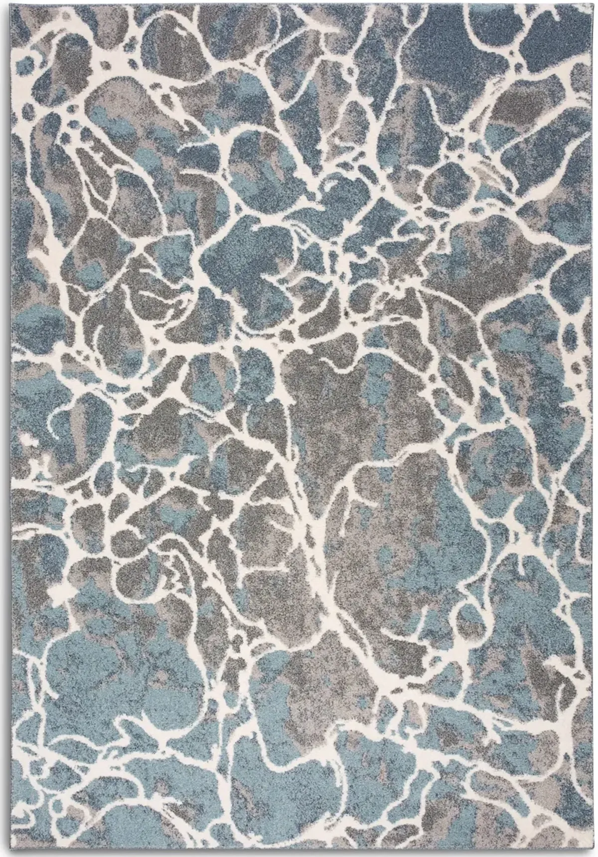 Ocean Floor 5' X 8' Area Rug - Blue