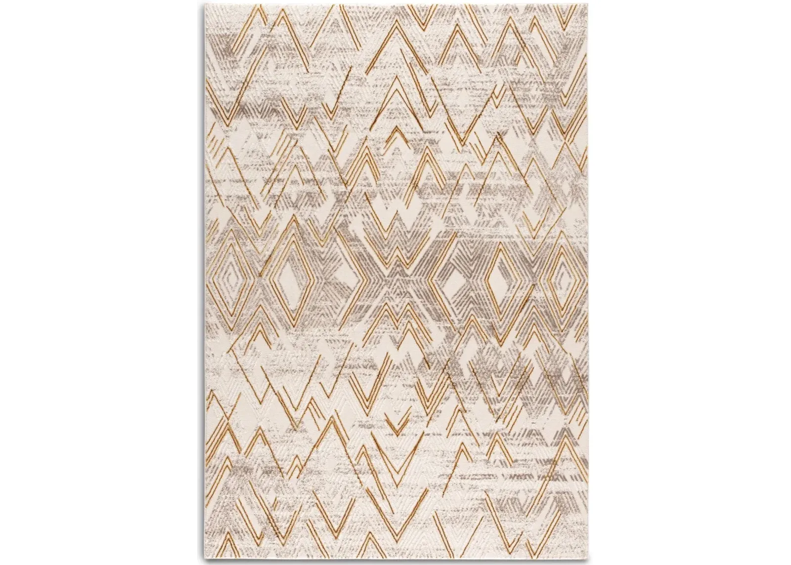 Geo 8' X 10' Area Rug - Beige