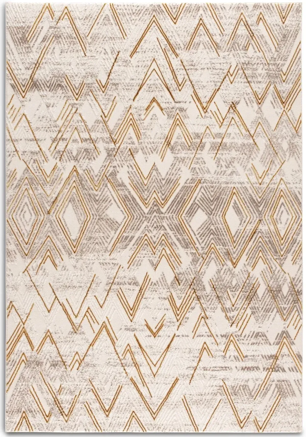 Geo 8' X 10' Area Rug - Beige