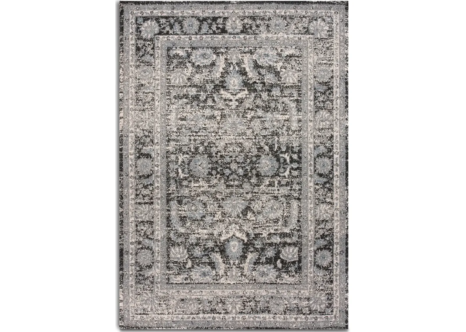 Bound 8' X 10' Area Rug - Gray and Black